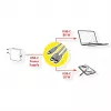 ROLINE - USB-Kabel - 24-pol USB-C (M) auf 24-pol USB-C (M) - USB 2.0 - 1,85 m - USB-Stromversorgung (100 W) - Schwarz (11.02.8308)