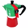 Bialetti Moka Express Italia 6TZ (300 ml) rot-grün
