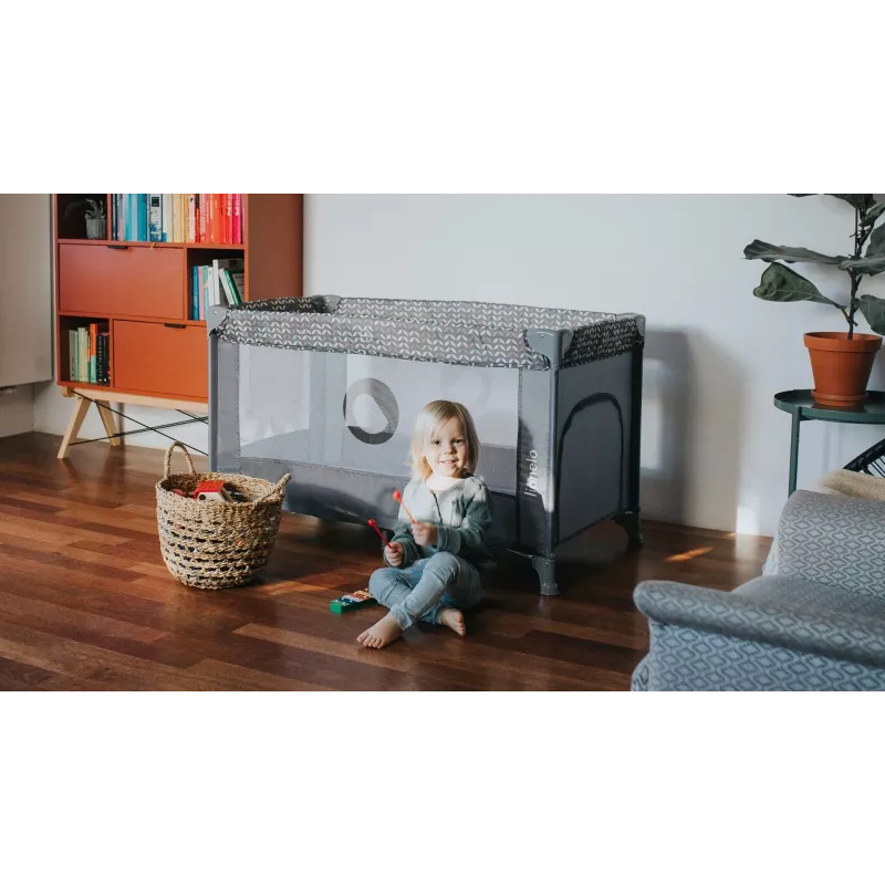 Lionelo Stefi Concrete Multicolor - Reisebett 2 in 1