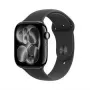 Smartwatch Apple Watch S11 Cell 46mm mit Sportarmband Schwarz — Apple MFC94WF/A