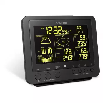 Digitale Wetterstation Sencor SWS 9700 Schwarz