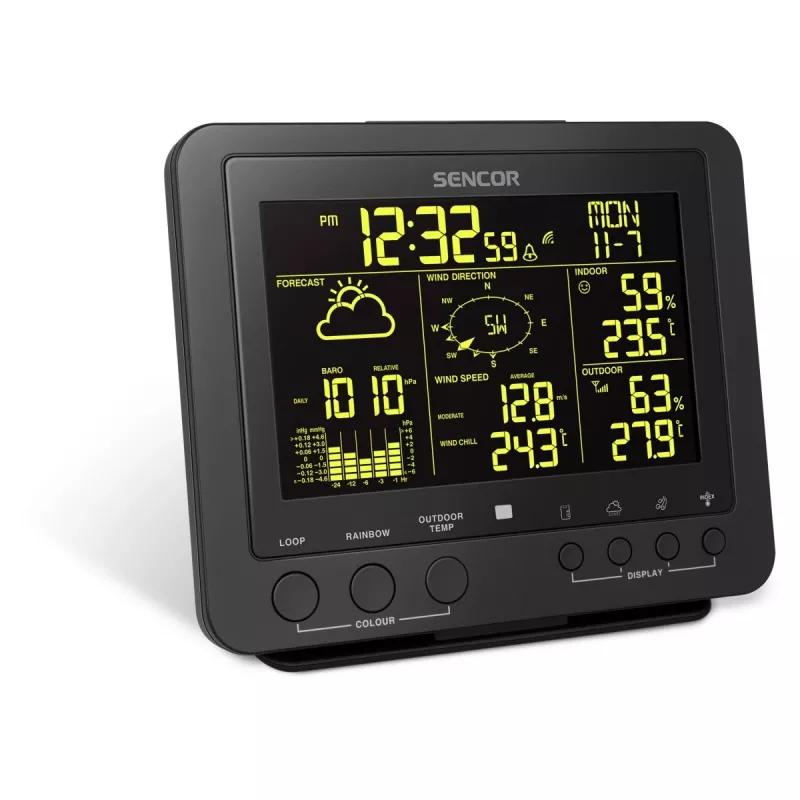 Digitale Wetterstation Sencor SWS 9700 Schwarz