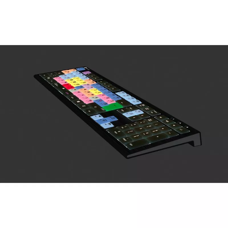 Logickeyboard LKB-MCOM4-A2PC-FR Tastatur USB AZERTY Französisch Schwarz (LKB-MCOM4-A2PC-FR)
