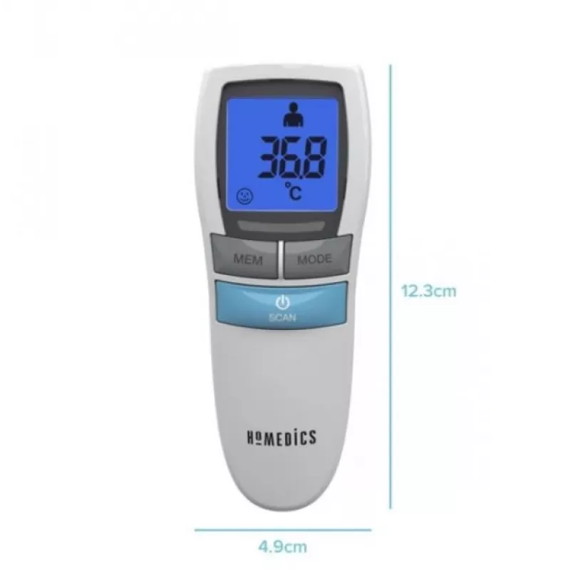 Infrarot-Kontaktloses Thermometer HoMedics TE-200-EEU — schnelle, kontaktlose Messung für Erwachsene und Kinder
