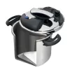 Schnellkochtopf Maestro MR-2901, 6 L, 22 cm Durchmesser, silber, Antihaftbeschichtung