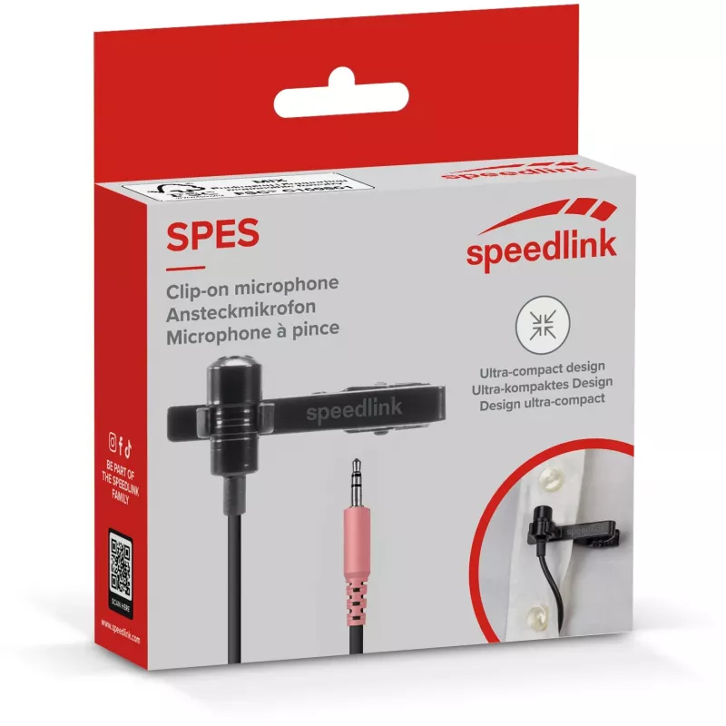 Clip-on-Mikrofon SPEEDLINK SPES