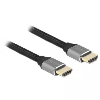 HDMI-Kabel DeLOCK Ultra High Speed 48 Gbps 8K 60 Hz grau 1 m