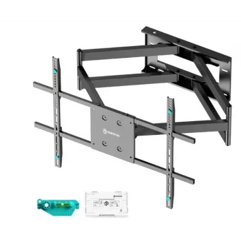 ONKRON M8L-B Schwenk- und Neigbare Halterung für Fernseher 42–110 Zoll, max. 100 kg, mit Rotation, schwarz