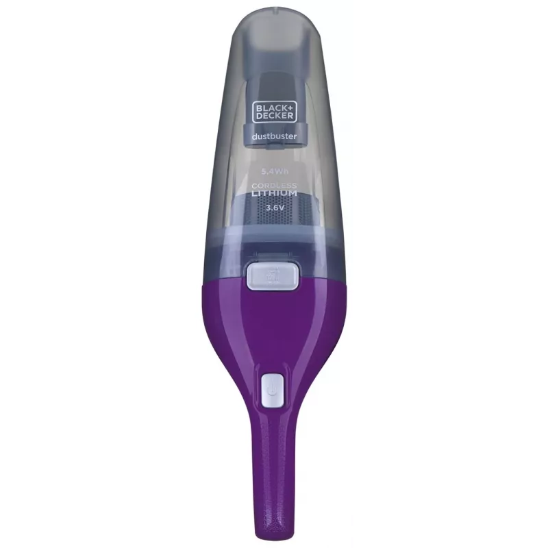 Schwarz & Decker NVC115W Handstaubsauger Grau, Lila ohne Beutel