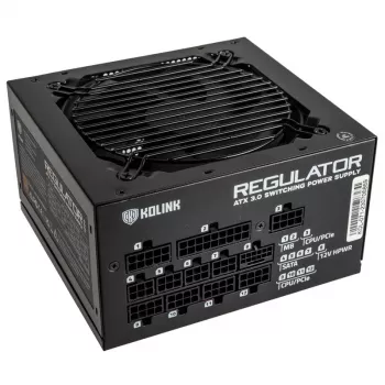 Kolink Regulator 80 PLUS Gold PSU, ATX 3.0, PCIe 5.0, modular - 1000 Watt