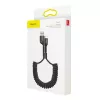 Baseus Spiralkabel Lightning 1m 2A (schwarz)