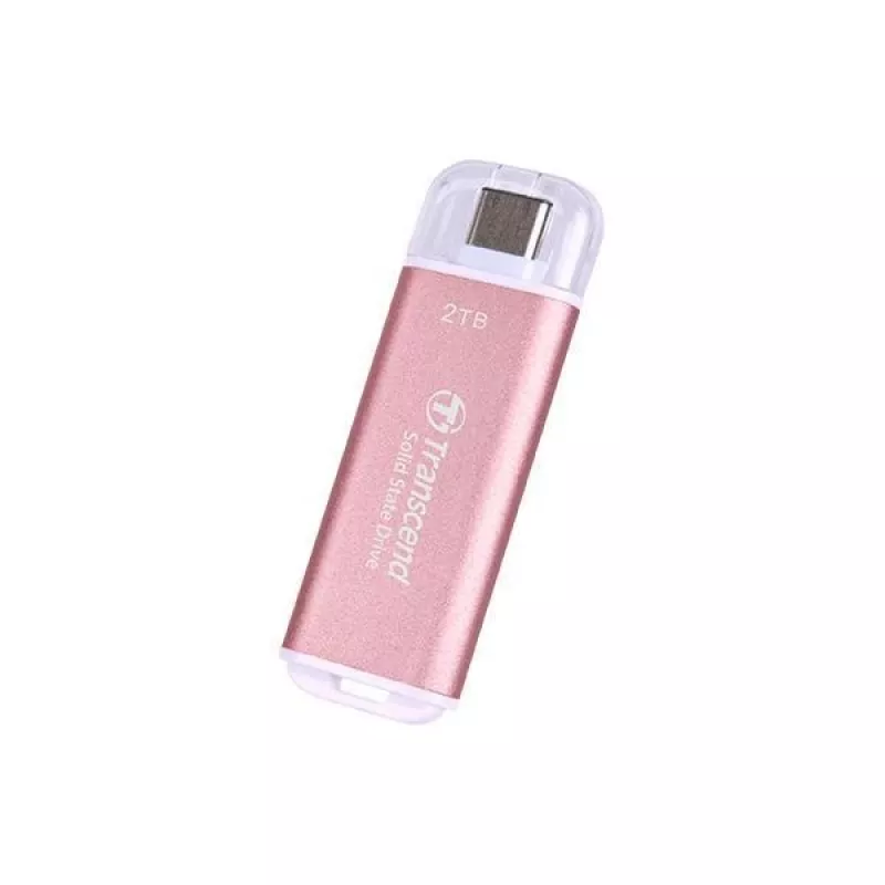 SSD-Festplatte Transcend 512 GB extern USB Type-C ESD300 Pink