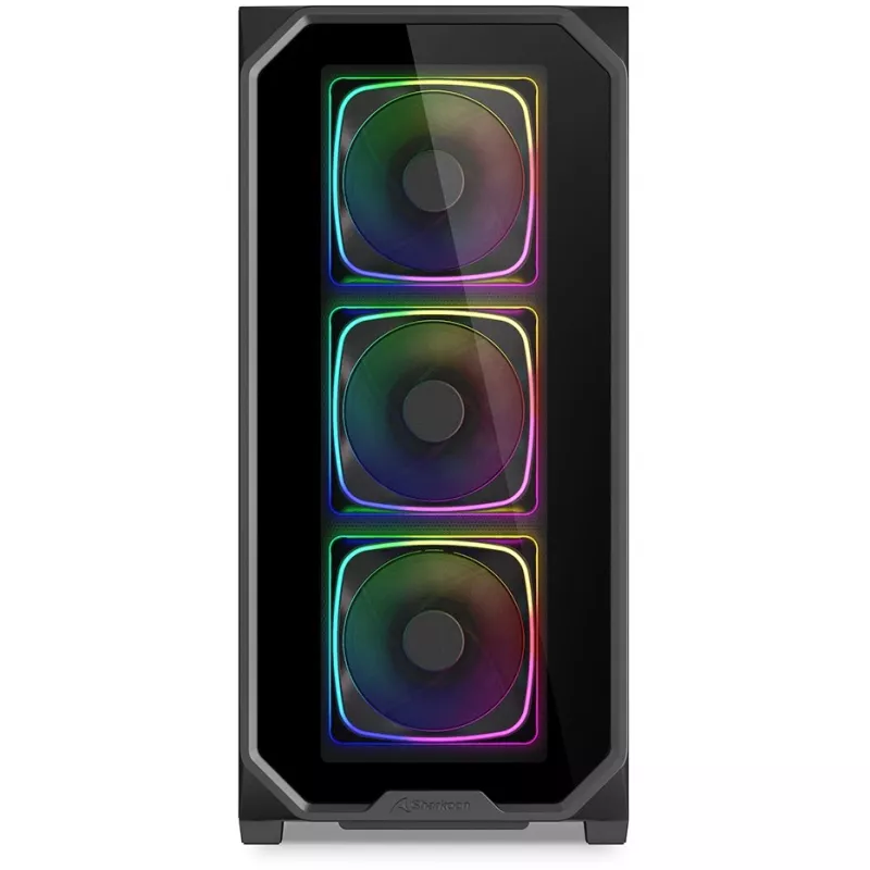PC-Gehäuse Sharkoon AK5G RGB Midi Tower Schwarz