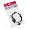 USB-Kabel Akasa 0,4 m USB A Schwarz