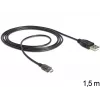 USB-Kabel DeLOCK USB 2.0-A - USB micro-B 1,5 m