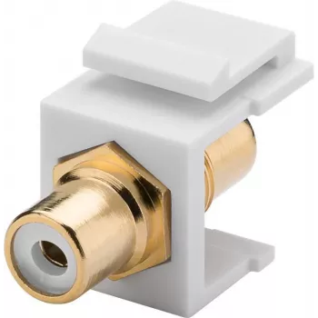 Goobay 79676 - Flach - Weiß - RCA - RCA - Buchse - Buchse (79676)