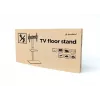Boden-TV-Ständer GEMBIRD TVS-55T-02 für 32–55 Zoll Fernseher, Stahl, Höhe 600 mm, VESA 100x100–400x400, maximale Belastung 35 kg