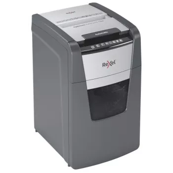 Rexel Optimum AutoFeed+ 130X Aktenvernichter Kreuzschnitt 55 dB 22 cm Schwarz, Silber