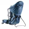 Baby-Trage-Rucksack Deuter Kid Comfort Pro, blau, Polyamid, max. 22 kg, Sonnenschutz, Seitentasche