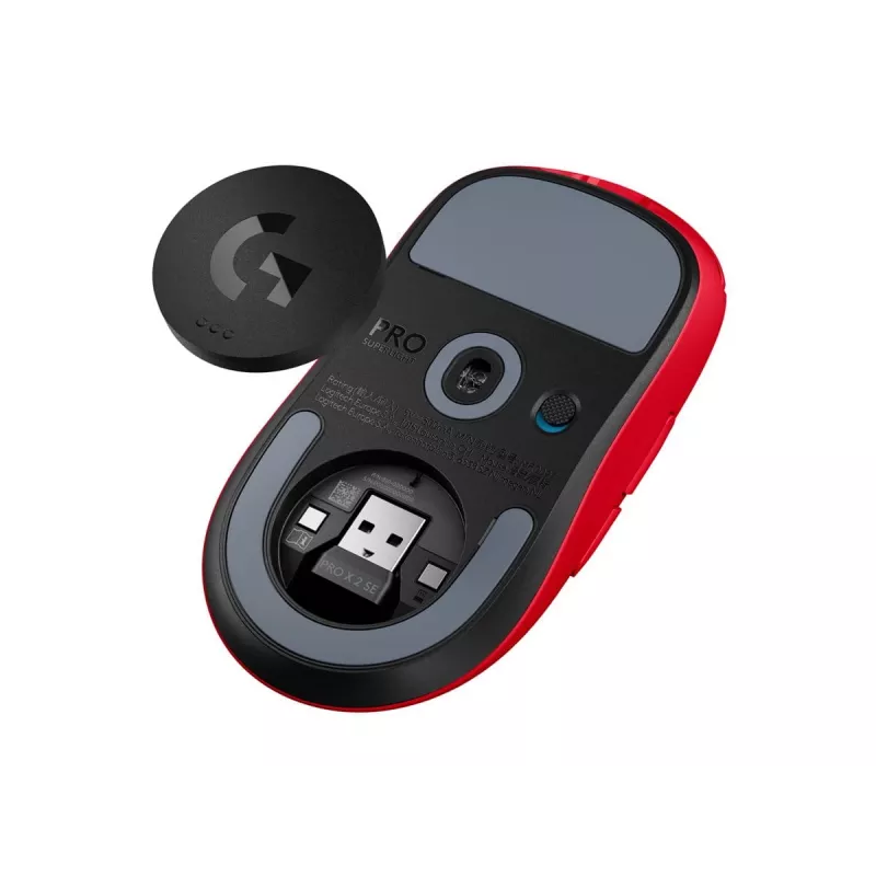 Logitech G PRO X SUPERLIGHT 2 SE Maus - Gaming - Kabellos - Rot