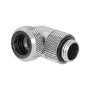 Barrow Multi-Link Adapterverbinder 90 Grad G1/4 AG auf 12 mm AD Hardtube - drehbar, Silber (TWT90KND-K12 s)