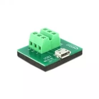 Kabel-Gender-Changer DeLOCK 65517 Micro USB 6p Schwarz Grün