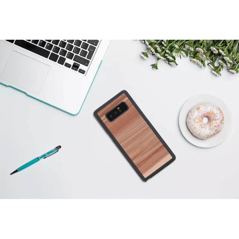 Smartphone-Hülle man and wood für Galaxy Note 8 — cappuccino schwarz Schutzhülle