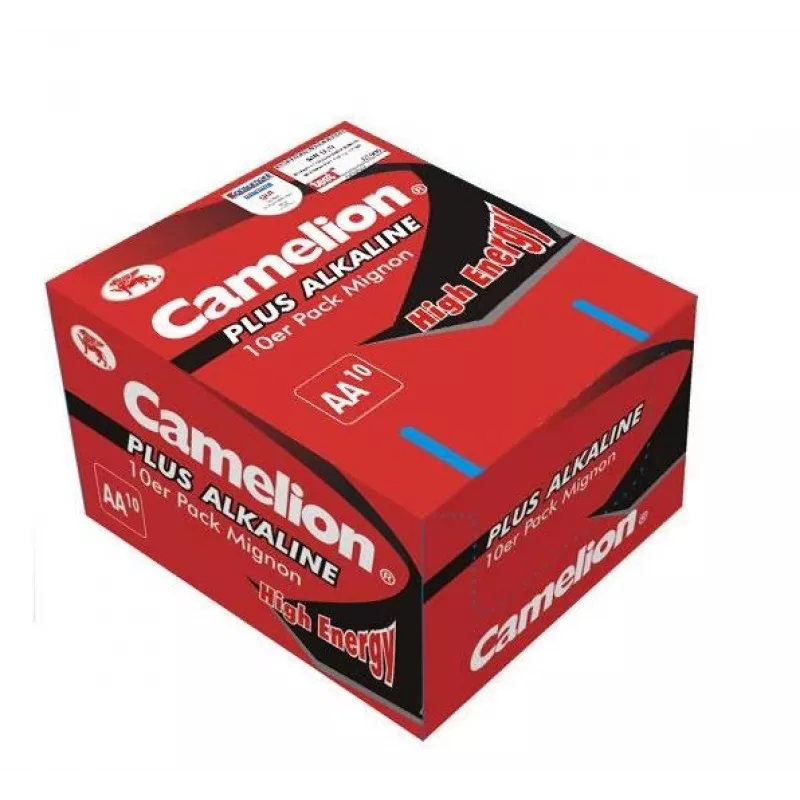 Einwegbatterie CAMELION LR6-SP10 AA Alkaline 1,5 V, 10 Stk., 49,8 mm x 1,41 cm, 24 g pro Stück