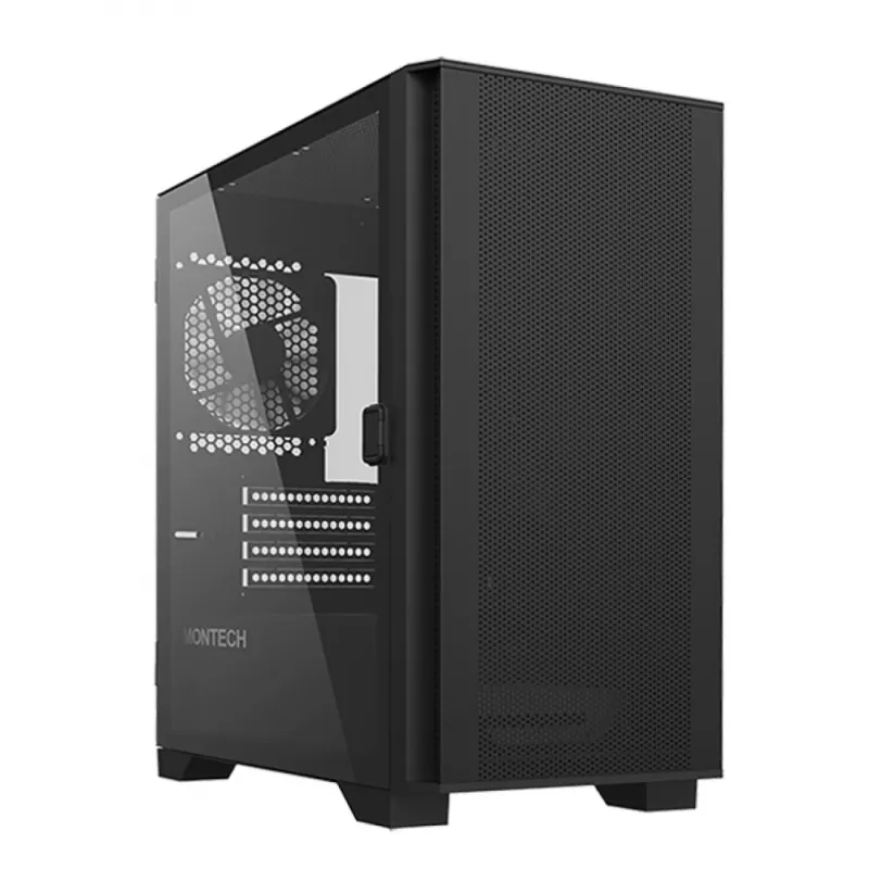 PC-Gehäuse Montech AIR 100 LITE Desktop Schwarz