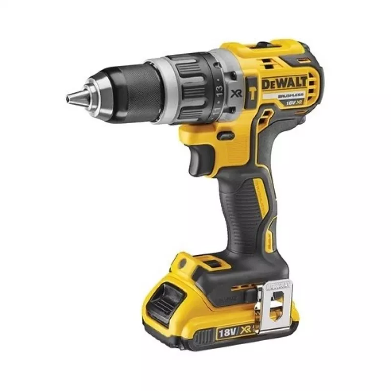 Akkuschrauber DeWalt DCD796D2-QW 18V Li-Ion, 2x2Ah, Schnellspannbohrfutter 13 mm, Schlagbohrfunktion, 1,6 kg