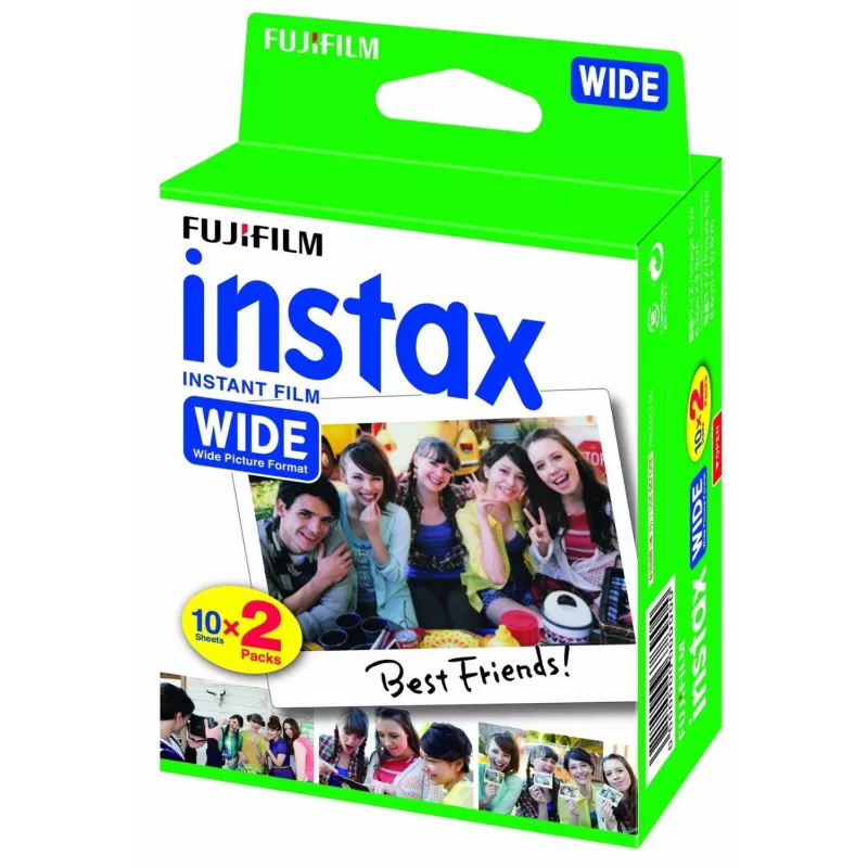 Fujifilm Instax Wide Film 20 Stück 108 x 86 mm