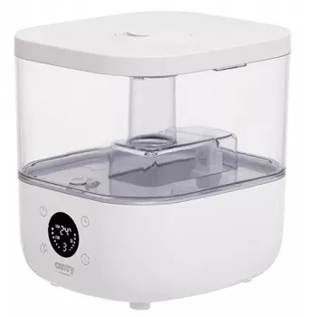 Camry | CR 7973w | Luftbefeuchter | 23 W | Wassertankkapazität 5 L | Geeignet für Räume bis 35 m² | Ultraschall | Befeuchtungsleistung 100-260 ml/h | Weiß