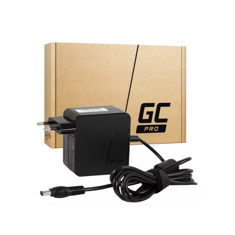 Netzteil Grün Cell AD25PV2 65W, 19V 3,42A AC/DC-Laptop-Ladegerät, schwarz
