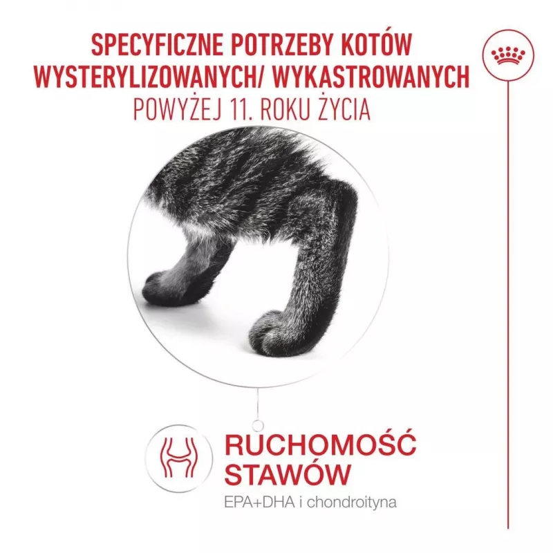 Trockenfutter für Katzen Royal Canin FHN Ageing Sterilised 11+ Geflügel 4 kg, 30 % Protein, 12,5 % Fett