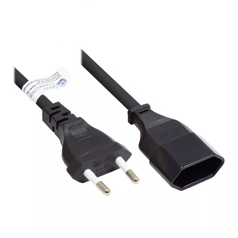 Good Connections Euro-Verlängerung schwarz 5m