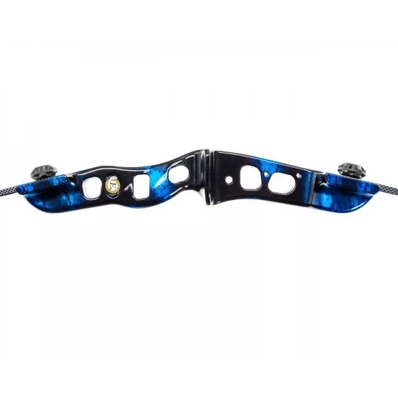Compoundbogen POE LANG Firestar 25 lbs, Karbon/Aluminium-Konstruktion, 740 mm Länge, 3 Pfeile & Auflage