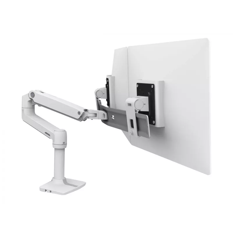 Tischhalterung Ergotron LX Series Dual Direct Arm 63,5 cm (25 Zoll) Weiß