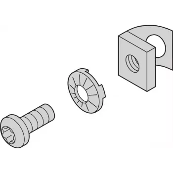 SCHROFF Montagematerial für Schrankaußenseite - Befestigungsset T-NUT (4X) (27230144)