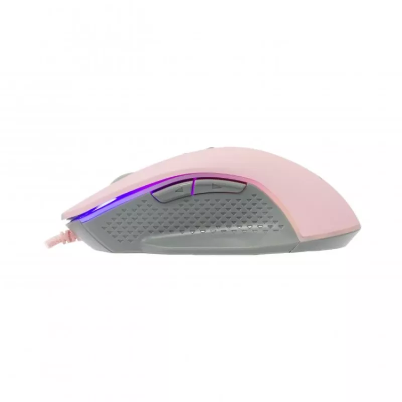 Gaming-Maus White Shark GARETH Pink USB Typ-A