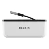 Belkin USB 2.0 4-Port Travel Hub, Silber, F4U021bt