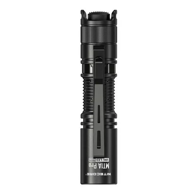Handtaschenlampe Nitecore MT1A Pro — LED 50 lm, USB wiederaufladbar, 1100 mAh, Aluminium, wasserdicht, stoßfest, schwarz