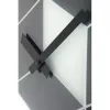 NeXtime klok 8171 Cubic, 43,5x37 cm, Wand, Schwarz/Weiß/Grau