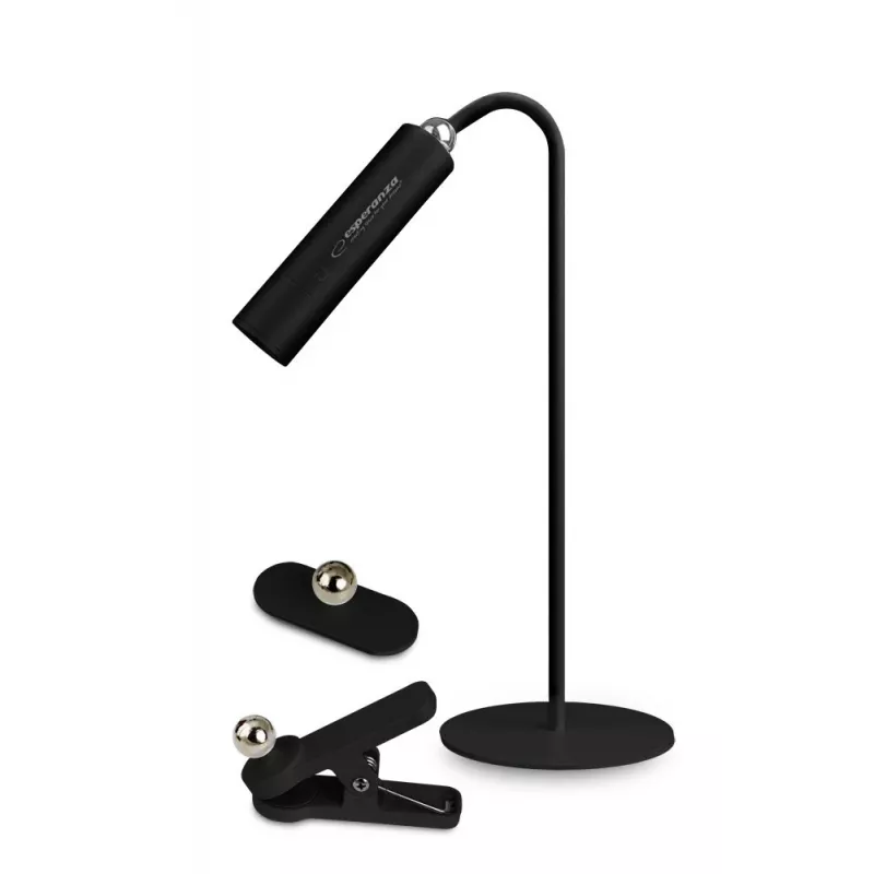 Esperanza ELD118K LED desk lamp 3in1 Schwarz