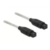 FireWire-Kabel DeLOCK FireWire B/B 1,0 m Grau