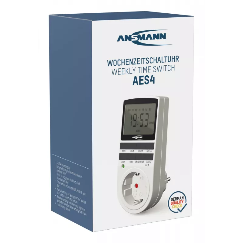 Tages-/Wochenschaltuhr Ansmann 1260-0006