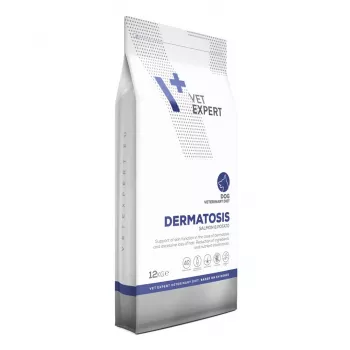 VET EXPERT Veterinary Diet Dermatosis Dog Salmon & Potato - Trockenfutter für Hunde - 12 kg
