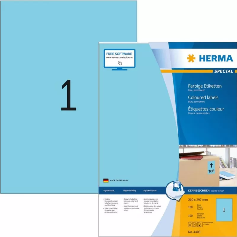 Herma 4403 Blau