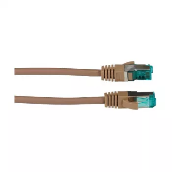 EFB-Elektronik RJ45 Patchkabel Cat.6A S/FTP LSZH braun 1m Hersteller: EFB Elektronik (MK6001.1BR)