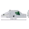 Konstruktionsset Cobi Deutscher Bunker Regelbau 667/642 Modell COBI-3136 – detailliertes Bausteinset