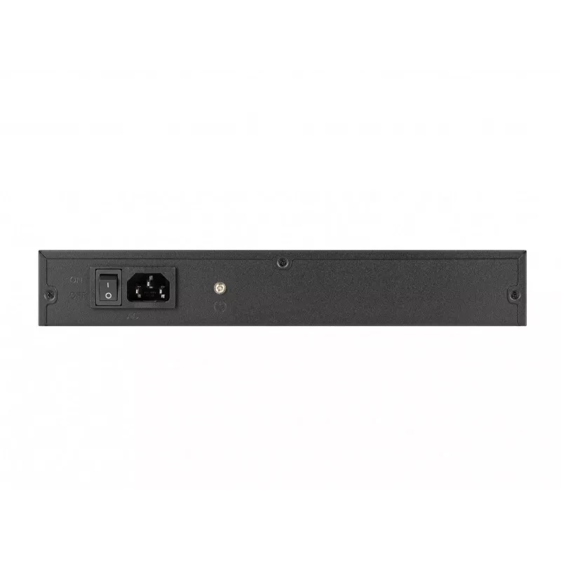 Unmanaged Switch LANBERG RSGE-24 — 24× Gigabit Ethernet 1U, rack-montierbar, schwarz